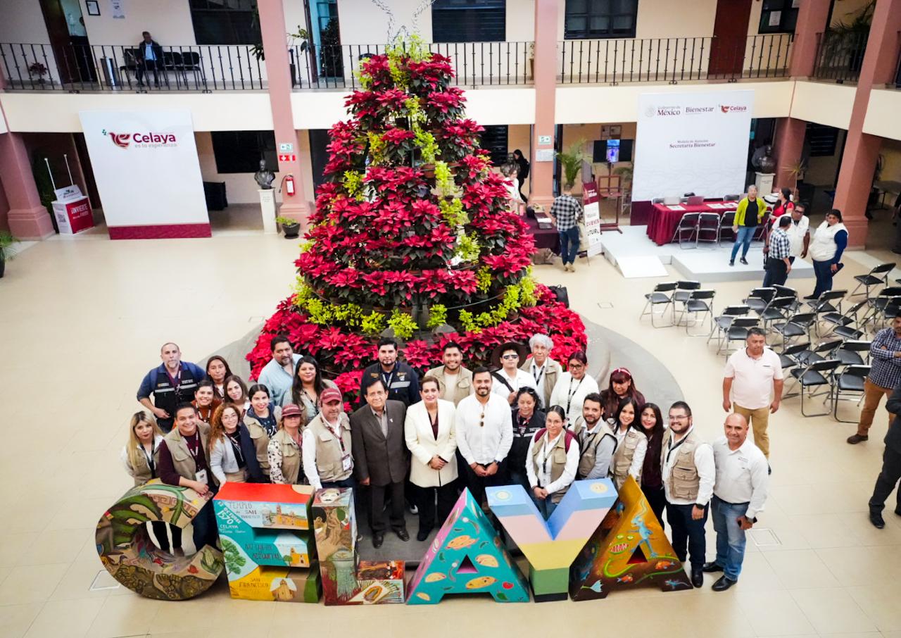 INAUGURAN MÓDULO DEL BIENESTAR EN EL PATIO DE LA PRESIDENCIA DE CELAYA